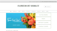 Desktop Screenshot of flowersbyshirleystaugustinefl.com